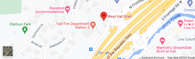 West Vail Shell Towing Google Map